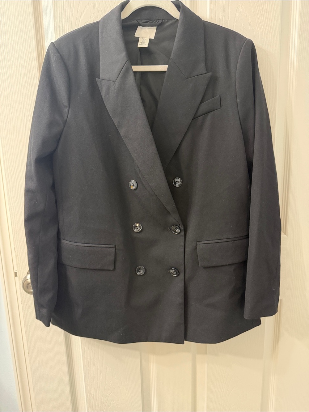 H&M Black Double-Breasted Women’s Blazer